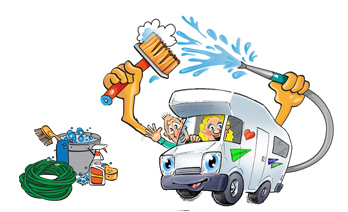 Top tips for washing your motorhome